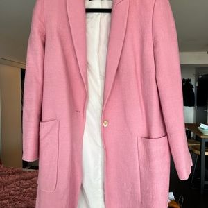 Pink lightweight blazer jacket from Zara